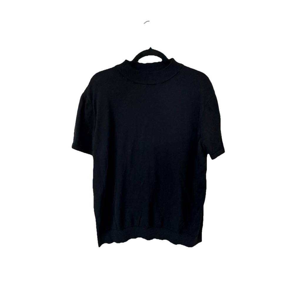 Paul‎ Jones T Shirt Mens Size XL Black Textured Short Sleeve Crewneck Tee